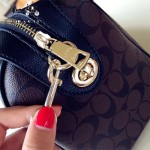 COACH-36187-3 大號PVC配牛皮最新枕頭包女士手提單肩斜挎包