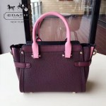 COACH-35954 火爆款swagger系列顆粒頭層牛皮長肩帶可調節女士手提單肩斜挎包