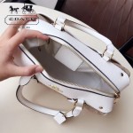 COACH-36187 大號PVC配牛皮最新枕頭包女士手提單肩斜挎包