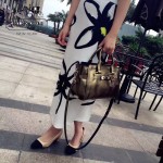 COACH-36497-2 大號最新專櫃爆款swagger系列金屬皮系列女士手提單肩斜挎包