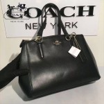 COACH-36637 原單經典款頭層牛皮顆粒紋原版YKK五金雙拉鏈中號手包