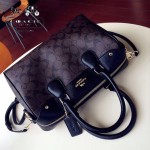 COACH-36187-3 大號PVC配牛皮最新枕頭包女士手提單肩斜挎包