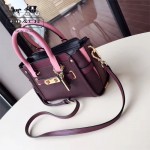 COACH-35954 火爆款swagger系列顆粒頭層牛皮長肩帶可調節女士手提單肩斜挎包