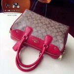 COACH-36187-2 大號PVC配牛皮最新枕頭包女士手提單肩斜挎包
