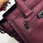 COACH-36497 大號最新專櫃爆款swagger系列金屬皮系列女士手提單肩斜挎包