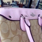 COACH-36187-5 大號PVC配牛皮最新枕頭包女士手提單肩斜挎包