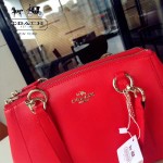 COACH-36704-3 小號原單經典款殺手包頭層牛皮顆粒紋原版YKK五金雙拉鏈女士手提單肩斜挎包