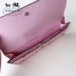 COACH-53751 新款潮流女士翻蓋信封長夾