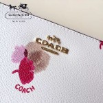 COACH-53794 花朵系列時尚新款女士拉鏈長款錢夾