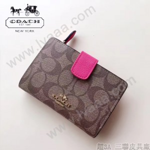 COACH-53562-4 人氣熱銷時尚潮流多卡位女士中長款錢包