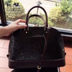 COACH-55449-2 COACH大號貝殼包漆皮印花logo貝殼包女士手提肩背包