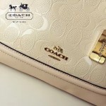 COACH-55449-4 COACH小號貝殼包漆皮印花logo貝殼包女士手提肩背包