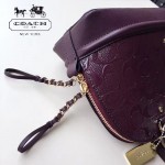 COACH-55449-3 COACH小號貝殼包漆皮印花logo貝殼包女士手提肩背包