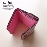 COACH-53758 新款時尚潮流女士唯美花朵三折短款錢包