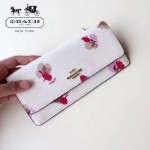 COACH-53751-2 新款潮流女士翻蓋信封長夾