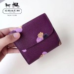 COACH-53758-2 新款時尚潮流女士唯美花朵三折短款錢包