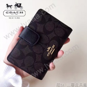 COACH-53562 人氣熱銷時尚潮流多卡位女士中長款錢包