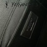 YSL 441972E-3 舒淇同款黑色原版魚子醬牛皮小號單肩斜挎包