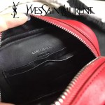 YSL 425317-3 高貴奢華新款紅色原版牛皮單肩斜挎包相機包