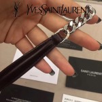 YSL 442906-5 王子文鄭秀文同款棗紅色原單牙籤紋牛皮大號單肩斜挎包