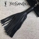 YSL 425317-6 高貴奢華新款黑色原版牛皮單肩斜挎包相機包