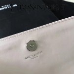 YSL 452157E-5 人氣熱銷sunset裸色原版鱷魚紋牛皮mini單肩斜挎包