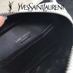YSL 425317-5 高貴奢華新款白色原版牛皮單肩斜挎包相機包