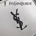 YSL 425317-5 高貴奢華新款白色原版牛皮單肩斜挎包相機包