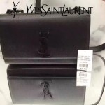 YSL 441972E-3 舒淇同款黑色原版魚子醬牛皮小號單肩斜挎包