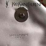 YSL 459749-2 時尚百搭灰色原版羊皮大容量單肩斜挎包