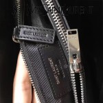 YSL 459749 時尚百搭黑色原版羊皮大容量單肩斜挎包