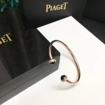 PIAGET飾品-03-4 時尚單品女士黑瑪瑙材質電鍍18k金開口手鐲