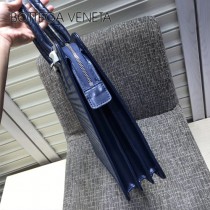 BV-0026-2 原單男士流線型手工編織手柄實用拉鏈胎牛皮公文包