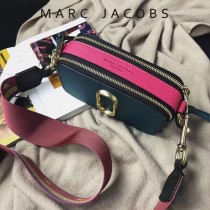 Marc Jacobs-001-2 宋佳趙麗穎同款Snapshot撞色復古金屬雙J扣D扣全新電鍍Logo相機包