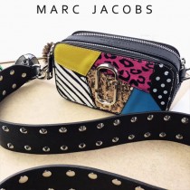 Marc Jacobs-001 宋佳趙麗穎同款Snapshot撞色復古金屬雙J扣D扣全新電鍍Logo相機包