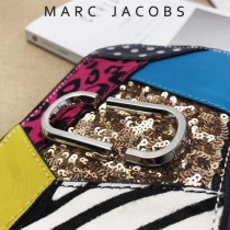 Marc Jacobs-001 宋佳趙麗穎同款Snapshot撞色復古金屬雙J扣D扣全新電鍍Logo相機包