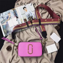 Marc Jacobs-001-3 宋佳趙麗穎同款Snapshot撞色復古金屬雙J扣D扣全新電鍍Logo相機包