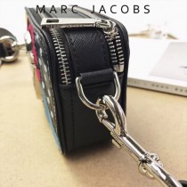 Marc Jacobs-001 宋佳趙麗穎同款Snapshot撞色復古金屬雙J扣D扣全新電鍍Logo相機包