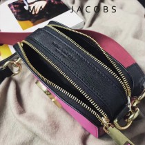 Marc Jacobs-001-3 宋佳趙麗穎同款Snapshot撞色復古金屬雙J扣D扣全新電鍍Logo相機包