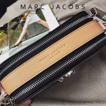 Marc Jacobs-001-7 宋佳趙麗穎同款Snapshot撞色復古金屬雙J扣D扣全新電鍍Logo相機包