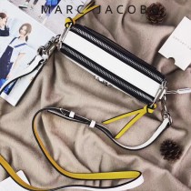 Marc Jacobs-001-5 宋佳趙麗穎同款Snapshot撞色復古金屬雙J扣D扣全新電鍍Logo相機包