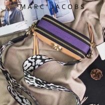 Marc Jacobs-001-8 宋佳趙麗穎同款Snapshot撞色復古金屬雙J扣D扣全新電鍍Logo相機包