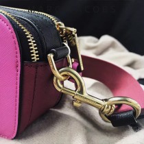 Marc Jacobs-001-3 宋佳趙麗穎同款Snapshot撞色復古金屬雙J扣D扣全新電鍍Logo相機包