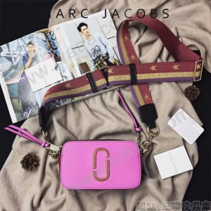 Marc Jacobs-001-3 宋佳趙麗穎同款Snapshot撞色復古金屬雙J扣D扣全新電鍍Logo相機包