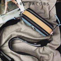 Marc Jacobs-001-7 宋佳趙麗穎同款Snapshot撞色復古金屬雙J扣D扣全新電鍍Logo相機包