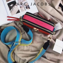 Marc Jacobs-001-10 宋佳趙麗穎同款Snapshot撞色復古金屬雙J扣D扣全新電鍍Logo相機包