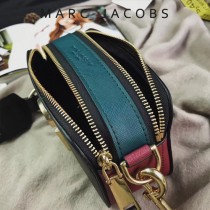 Marc Jacobs-001-6 宋佳趙麗穎同款Snapshot撞色復古金屬雙J扣D扣全新電鍍Logo相機包