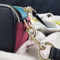 Marc Jacobs-001-6 宋佳趙麗穎同款Snapshot撞色復古金屬雙J扣D扣全新電鍍Logo相機包