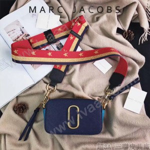 Marc Jacobs-001-9 宋佳趙麗穎同款Snapshot撞色復古金屬雙J扣D扣全新電鍍Logo相機包