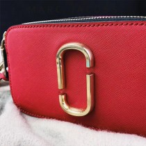 Marc Jacobs-001-10 宋佳趙麗穎同款Snapshot撞色復古金屬雙J扣D扣全新電鍍Logo相機包